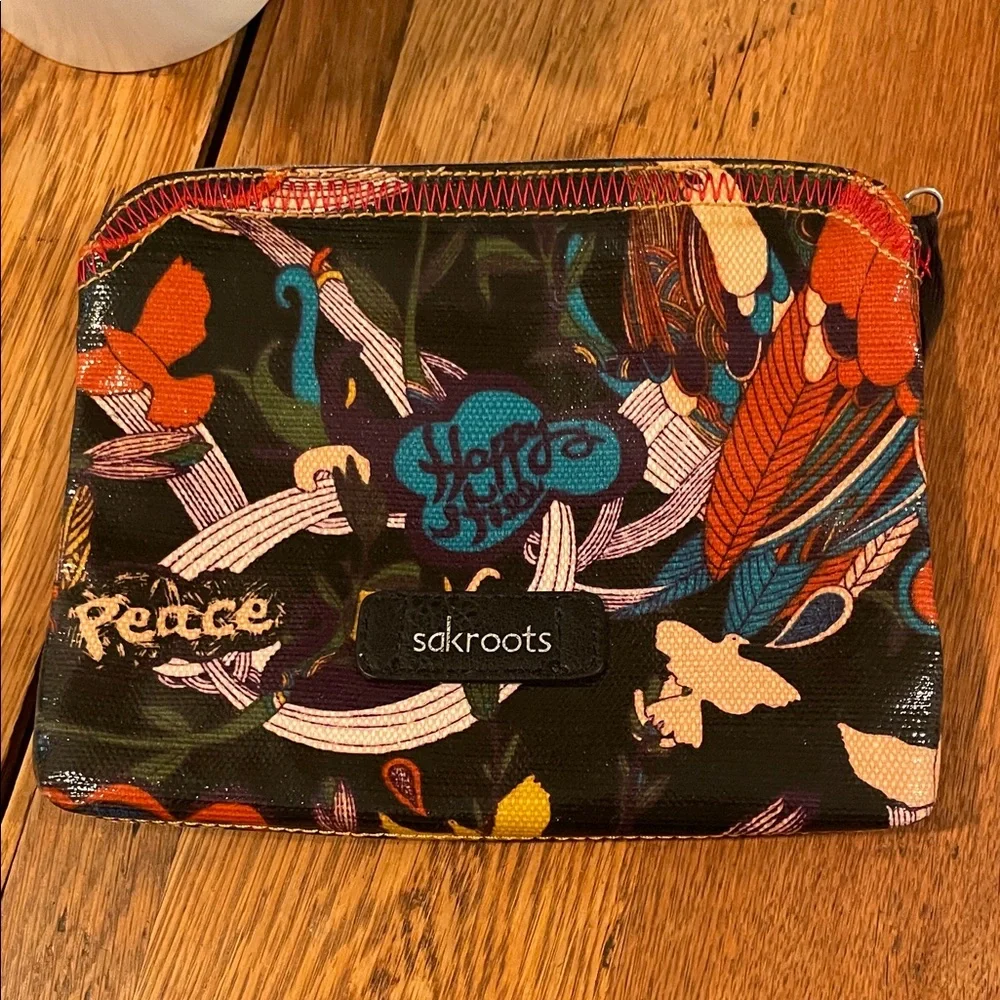 Sakroots Artist Circle Small Zipper Pouches | Set of 2 | Peace / Nature Prints